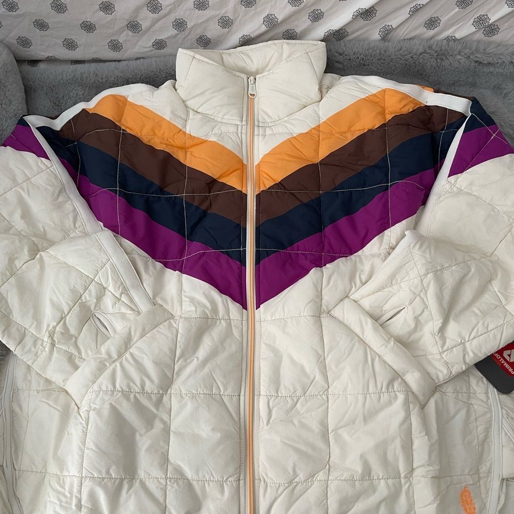 NWT FP Movement x Hatch Printed Puffer Jacket size Medium maternity - Picture 10 of 15